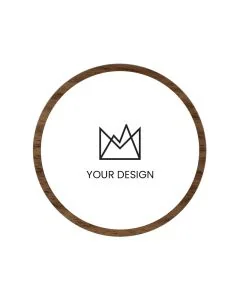 Custom Wood Lapel Pins with Full-Color Texture Tone Printing