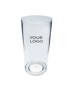 Custom 10oz. Plastic Transparent Cups Water Juice Cup Tall Tumblers for Cold Drinks