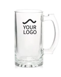 Custom 16oz Beer Glass Clear Cups Color Change Glass Mug with Handle