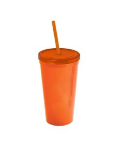 Customizable 24 Oz BPA-Free Straw Tumbler
