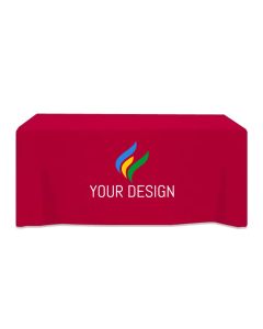 Customizable 3-Sided Table Cover for 6-Foot Tables