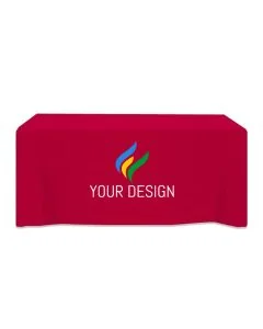 Customizable 3-Sided Table Cover for 6-Foot Tables