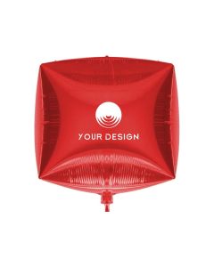 Customizable 3D Foil Cube Balloons 15"x15" with Full-Color Print