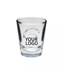 Custom 4pcs/set Logo 2oz 50ml Whiskey Wine Drinking Shot Glasses Reusable Glass Cups set For Liqueur Tequila