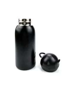 Custom Blank Stainless Steel Water Bottle Food-grade Vacuum Flask with Cute Horns on Lid