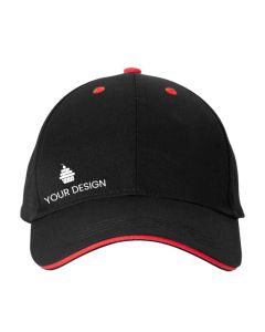 Customizable Cotton Structured Sandwich Cap Baseball Hat