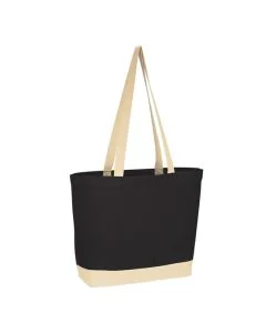 Customizable Durable Cotton Canvas Tote Bag 12" H x 15.75" W