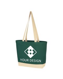Customizable Durable Cotton Canvas Tote Bag 12" H x 15.75" W