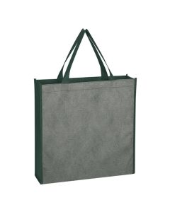 Customizable Durable Silver Swirls Non-Woven Tote Bag 14" H x 14" W x 3.5" D