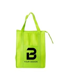 Customizable Eco-Friendly Large Insulated Grocery Tote 15.5" H x 11.5" W