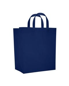 Customizable Eco-Friendly Water-Resistant Non-Woven Shopper Tote Bag 15" H x 13" W