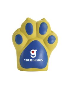Customizable Fun Dog Paw Stress Toys for Veterinary Offices 3"x2.75"x1.63"