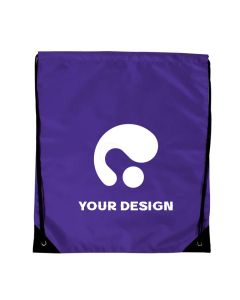 Customizable Jumbo Drawstring Backpack 20" H x 17" W Ideal for Trade Shows & Events