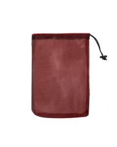 Custom Large 420D Polyester 12"W x 16"H Mesh Drawstring Pouch Bag for Sport Wear Gear Shoe Bags