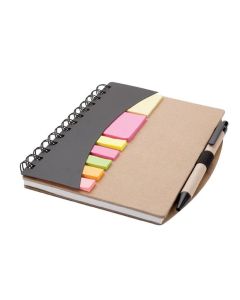 Customizable Logo Eco-friendly Mini Journal with Pen and Sticky Notes