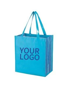 Custom Promotion Non-woven 11.02" x 13.39" Shopping Laminated Bag for Grocery Gift Packing
