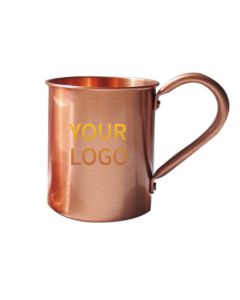 Custom Pure Copper Mugs 11 Ounces Coffee Mug Smooth Bistro Tea Cup Campfire Mug