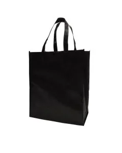 Custom Reusable Non-woven 11.02"W x 22.05"H Bags Grocery Bag Shopping Tote with Button Closure for Promotion