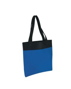 Customizable Stylish Two-Tone Shopper Tote Bag 15"H x 15" W