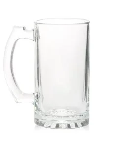 Custom 16oz Beer Glass Clear Cups Color Change Glass Mug with Handle