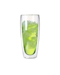 Custom 22oz/650ml Glasses Mug Double Wall Borosilicate Tall Glass Cup For Tea Coffee Milk