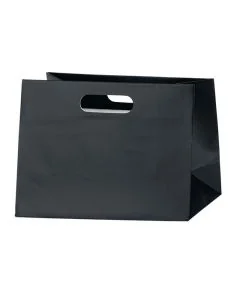 Custom Die Cut Paper Bag 12W x 8H Shopping Tote Boutique Retail Paper Bags