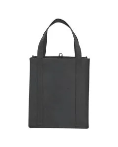 Custom Non-woven Grocery 13W x 14.5H Tote Reusable Shopping Bag Takeout Bags