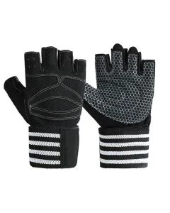 Custom Training Gloves Half Finger Workout Fitness Gym Gloves with Wrist Support