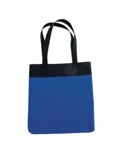 Custom Canvas Shopping 14W x 15.25H Tote Color-blocking Grocery Bags Retail Merchandise Bag