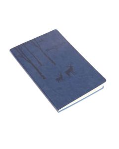 Custom PU Leather Elegant Notebooks Ruled Hardcover A5 Notebook for Student Office