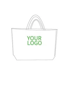 Custom Economical Promotional 15W x 11H Gifts Bags Reusable Eco-friendly Non-Woven Fabric Tote Foldable Carry Shopping Bag