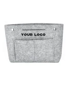 Custom Felt Insert Bag Handbag 13.07"W x 8.27"H Cosmetic Storage Makeup Bags Toiletry Organizer Divider