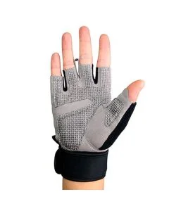 Custom Anti-slip Sports Gloves Wrist Wrap Fingerless Workout Gloves Gym Gloves
