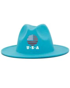 Custom Jazz Hat Fashionable Wide Brim Boho Panama Hats