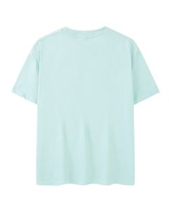 Custom Summer Top Heavyweight Cotton Crewneck Short Sleeve T-shirt Loose Cuffs Workout Tee Shirt 