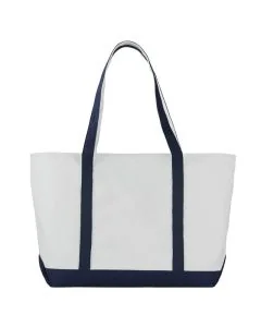 Custom Canvas Zippered 23.5W x 13H Tote Large Shoulder Bags Shopping Tote