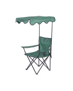Custom Outdoor Hiking Fishing Chair Folding Beach Chair With Canopy Tent Sunblock Umbrella