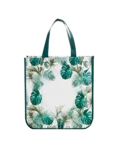 Custom Pattern 15W x 16H Non-woven Gift Tote Reusable Shopping Bag Grocery Bags