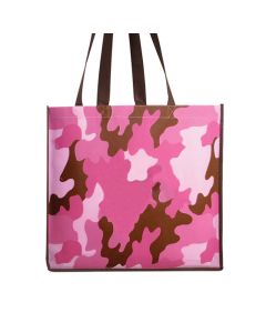 Custom Camouflage 15W x 12H Shopping Totes Reusable Camo Bag Grocery Bags