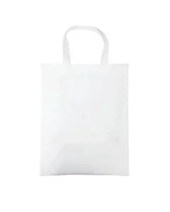 Custom Promotional Eco-friendly 16.75"W x 14.5" Resuable Bamboo Fibre PLA Biodegradable Shopping Bag