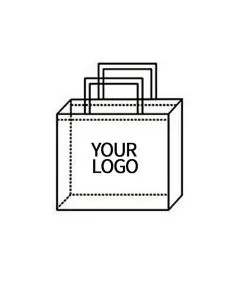 Custom Promotional Non-woven 13.2"W x 10.6"H Christmas Gift Wrapping Bags Shopping Tote Xmas Bag for Presents Cookies Candies