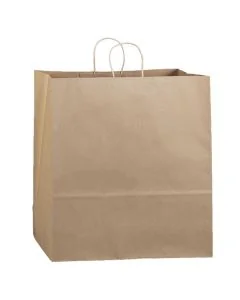 Custom Recyclable Shopping Bags 18W x 18.75H Paper Retail Tote Gift Bag