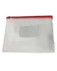 Custom PVC Plastic Pencil Bag Paper Storage Bag Reusable Envelope For Students