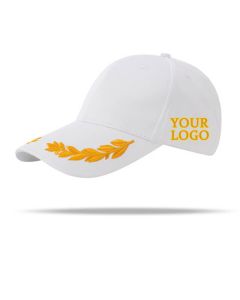 Custom Unisex Baseball Cap Cotton Sports Caps 6 Panel Sun Hat with Grain Embroidery for Man and Woman
