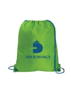 Extra-Large Custom Polyester Drawstring Sport Pack 20"x17"