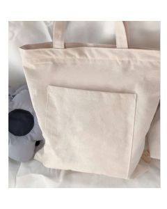 Custom Fashion Cotton School 11.81"W x 15.75"H Bag Reusable Grocery Tote for Books  Office Travel Shopping