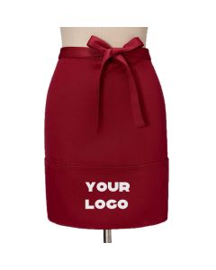 Premium Custom Bistro Aprons with Multiple Pockets Waitress Kitchen Half Aprons