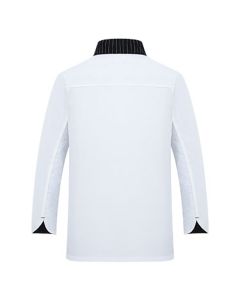 Unisex-adult Long Sleeve Chef Uniform Kitchen Work Coat Jacket for Man and Woman