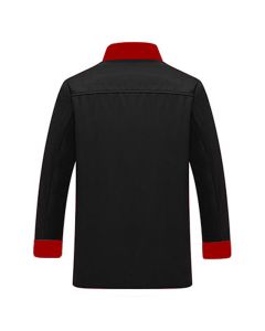 Unisex Chef Coat Kitchen Long Sheeve Chef Uniform for Men and Women