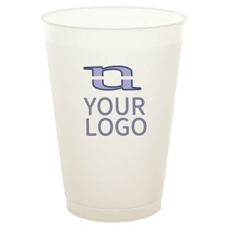 Custom 12 oz. Plastic Water Cups Frost Take Out Tumblers for Iced Cold Drink